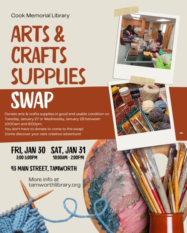 arts & crafts supplies swap