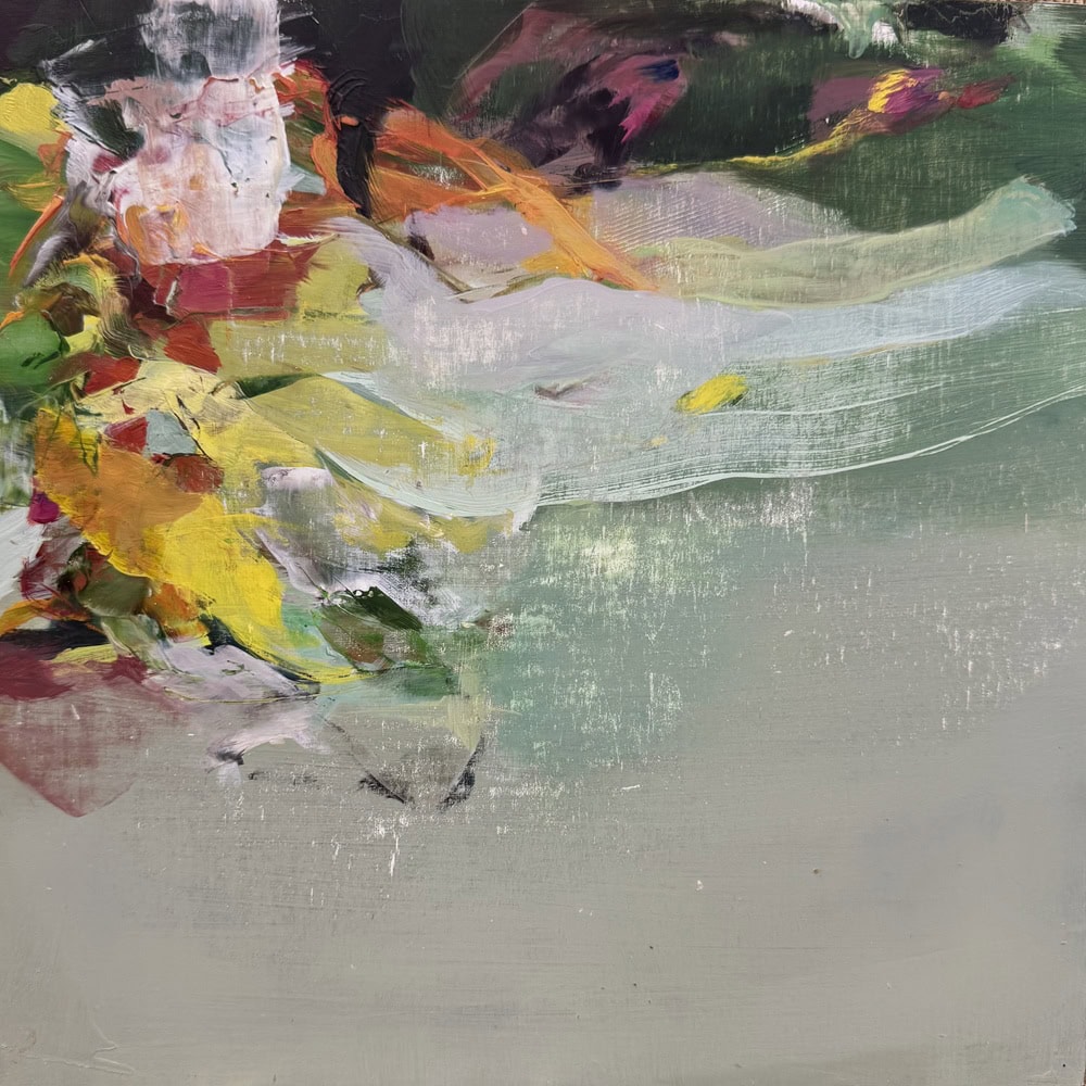 A photograph of a painting by Hollis Heichemer