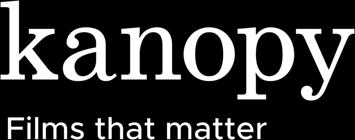 Kanopy logo with the tagline "Films that matter" on a black background.