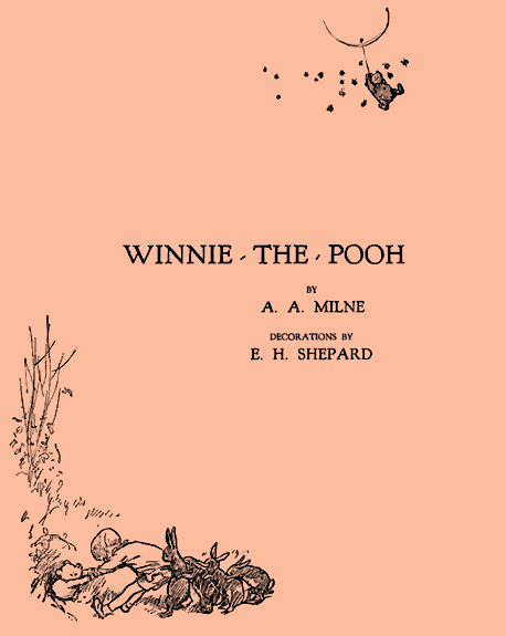 Cover  image of the first edition of the book Winnie-the-Pooh